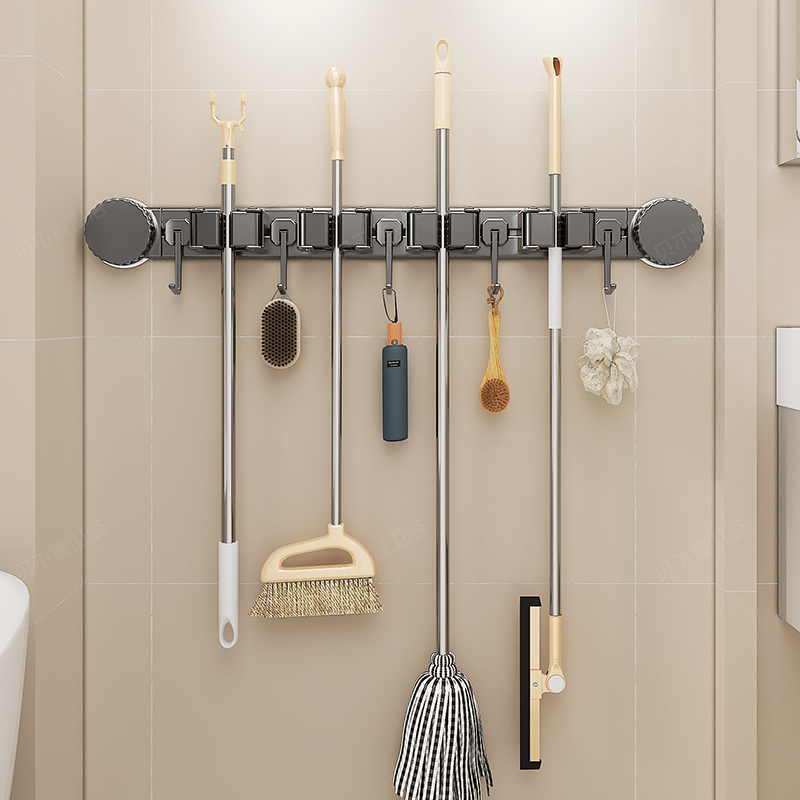 拖把立体收纳神器，解放地面空间