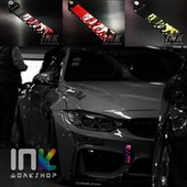 车牵引绳 JDM潮流改装 INK改装 汽车拖车带拖车绳ILLEST迷彩荧光款