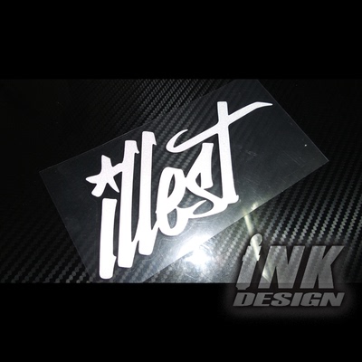 车贴美国汽车改装潮牌ILLEST彩色