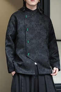 2024夏季风男装提花中式复古唐装汉服夹克外套C229-Y994-P100图片