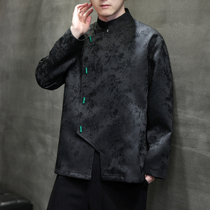 2024春夏风男装提花唐装汉服唐装汉服夹克外套C229-Y994-P100图片