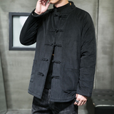 2024秋冬风男装灯芯绒复古唐装汉服棉衣棉服C229/MY461/P145，男装棉衣，电商C229-1