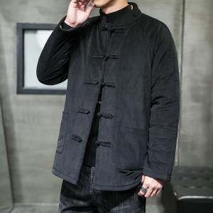 2024秋冬风男装灯芯绒复古唐装汉服棉衣棉服C229/MY461/P145图片