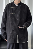 2024春夏新款风男装中式冰丝唐装汉服夹克外套C229-Y995-P100，男装夹克，电商C229-1