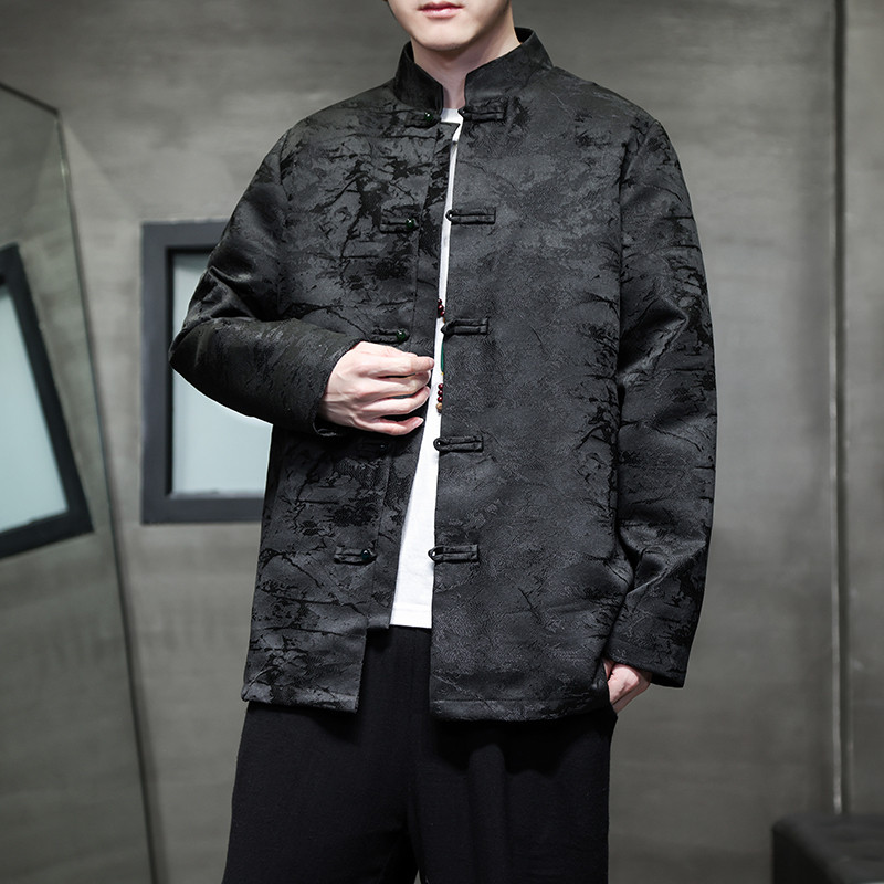 2024春夏新款风男装中式提花唐装汉服夹克外套C229-Y991-P100,男装夹克,电商C229-1