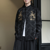 2024春夏风男装刺绣汉服唐装汉服长袖衬衫衬衣C229-Y1011-P80，男装衬衫，电商C229-1