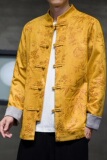2024秋风男装鹿皮绒复古中式唐装汉服夹克外套C229/Y757/P105，男装夹克，电商C229-1