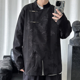 2024春夏风男装中式复古冰丝唐装汉服夹克外套C229-Y995-P100，男装夹克，电商C229-1