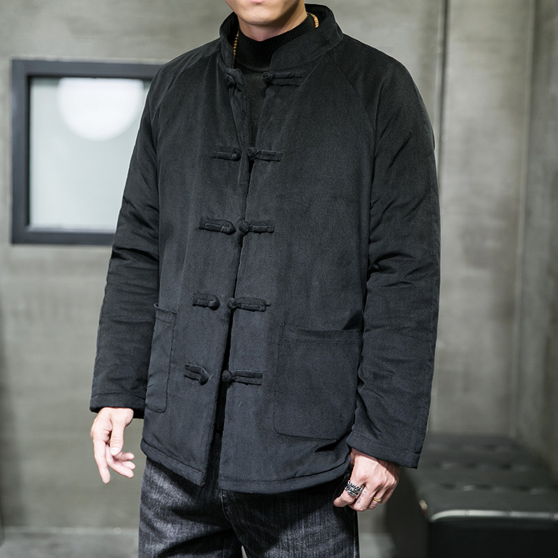 2024秋冬风男装灯芯绒复古唐装汉服棉衣棉服C229/MY461/P145图片