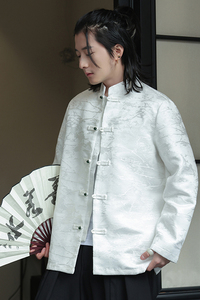 2024春夏风男装复古盘扣中式唐装汉服夹克外套C229-Y991-P100图片