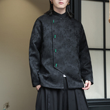 2024夏季风男装提花中式复古唐装汉服夹克外套C229-Y994-P100，男装夹克，电商C229-1