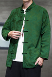 2024秋冬风男装盘扣提花风男装夹克外套C229/Y773/P105，男装夹克，电商C229-1