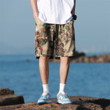 2024夏季风男装休闲裤短裤五分裤沙滩裤大码C229-K1991-P55，男装休闲裤，电商C229-1