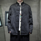 2024春夏新款风男装提花中式唐装汉服夹克外套C229-Y992-P100，男装夹克，电商C229-1