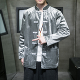 2024秋冬风男装丽丝绒复古唐装汉服夹克外套C229/Y918/P80，男装夹克，电商C229-1