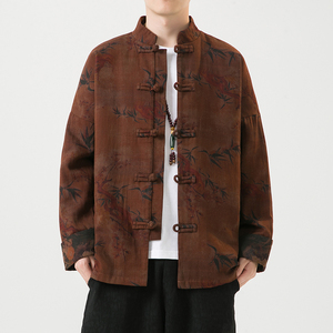 2024秋冬风男装棉复古中式唐装汉服夹克外套C229/Y768/P100图片