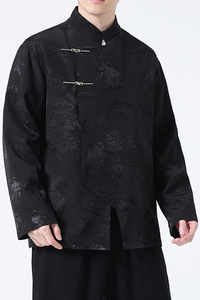 2024春夏新款风男装冰丝唐装中式汉服夹克外套C229-Y995-P100图片