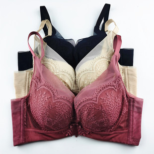 美思正品 文胸罩中厚上薄下厚软钢圈无痕聚拢蕾丝AB杯内衣FA0380