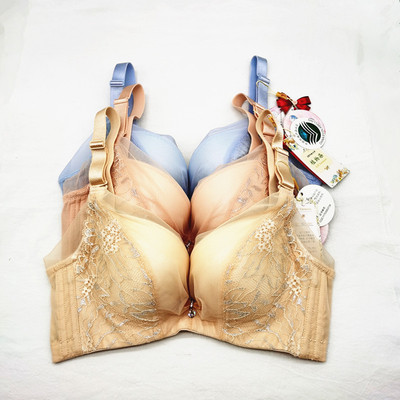 美思内衣软钢圈薄膜调整定型性感v型聚拢收副乳BC杯文胸FC0181