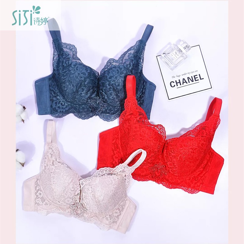 软钢圈聚拢侧收中厚a杯文胸罩