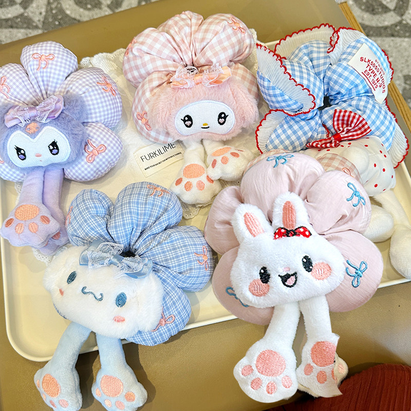 儿童可爱花朵充棉大肠发圈小女孩立体猫咪兔子丸子头发绳简约头饰,童装/婴儿装/亲子装,发饰,淘宝优惠券,粉丝福利购,淘宝优惠卷