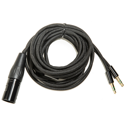 HIFIMAN耳机线6.35单端四芯卡农