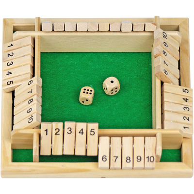 四面翻牌棋数字游戏数学1-10玩具