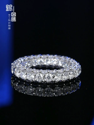 Silver + Moissanite Rings
