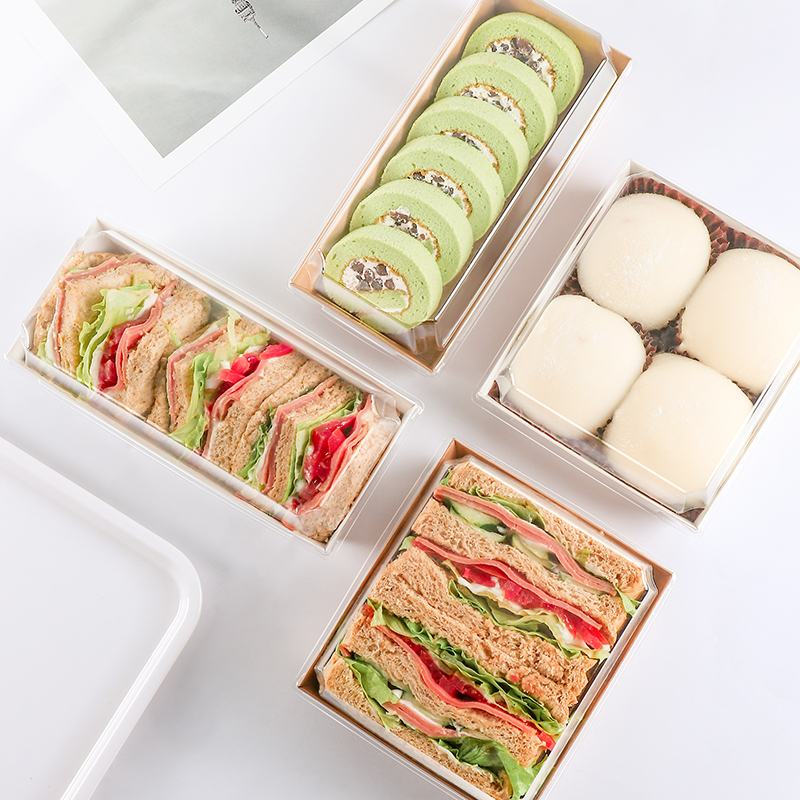 雪媚娘包装盒三明治小贝泡芙烘焙