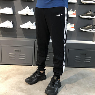 收口弹力针织长裤 鸿星尔克男运动裤 时尚 新款 11222302079 2022秋季