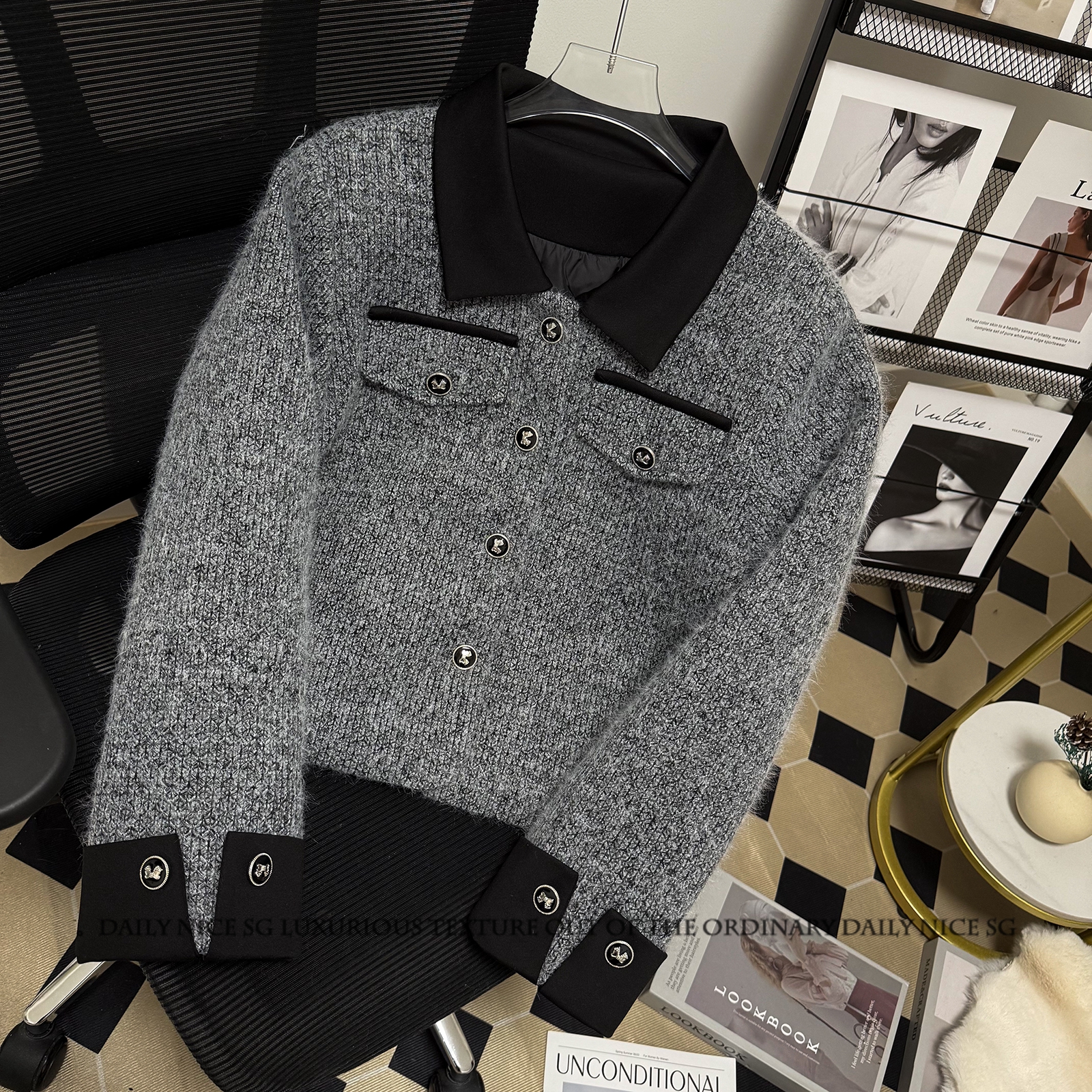 轻奢小香风羽绒内胆加厚小外套女