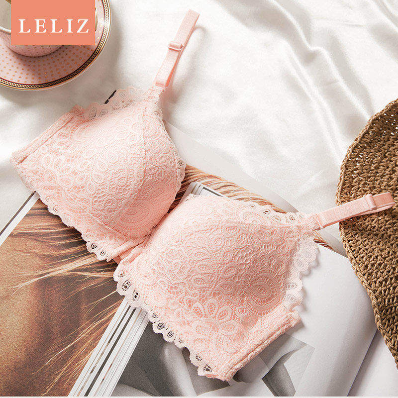 内衣女学生高中少女前扣文胸聚拢性感2017无钢圈中厚上托款小胸罩