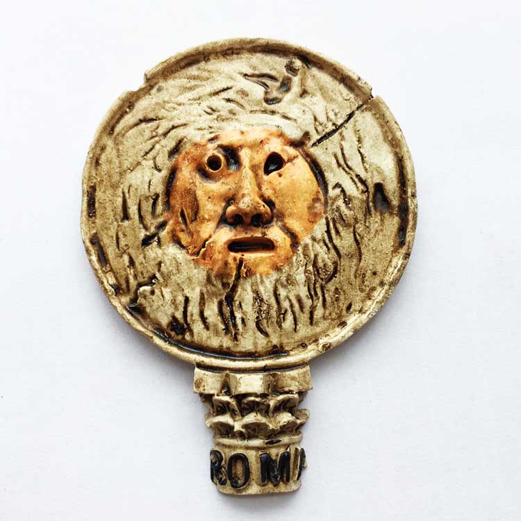 创意装饰工艺品冰箱贴 意大利罗马真理之口旅游纪念品磁贴伴手礼