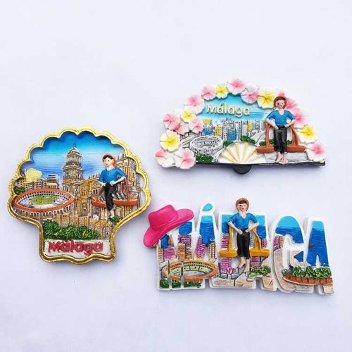 毕加索的故乡西班牙马拉加Malaga旅游纪念品磁贴冰箱贴伴手礼促销 - 封面