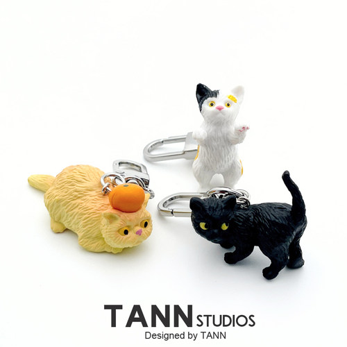 TANN卡通猫咪挂件书包挂饰