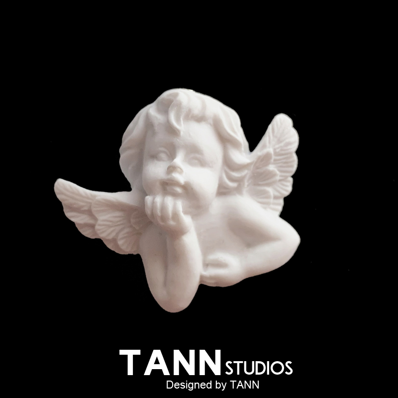 原创复古巴洛克天使少女心胸针