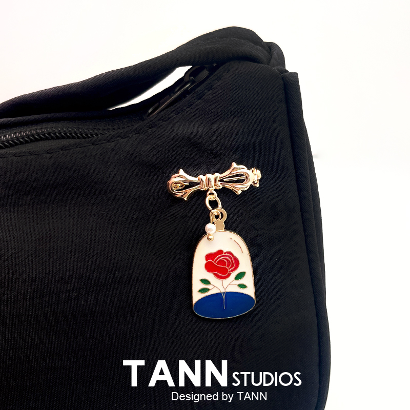 小王子玫瑰花胸针情侣别针创意小众衣服配饰胸花情人节礼物配饰品