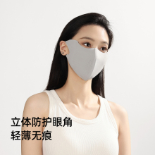 无痕立体防晒口罩女夏季2025年新款轻凉护眼角高颜值冰丝面罩男A