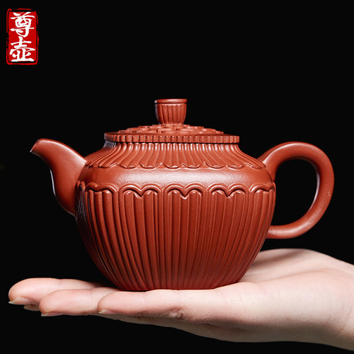 尊壶宜兴方囊锦囊紫砂壶
