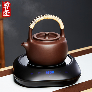 宜兴紫砂烧茶壶提梁煮茶烧水壶电陶炉煮水蒸茶器电热茶炉陶瓷茶具