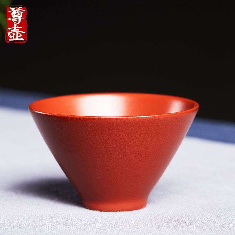 尊壶宜兴紫砂主人杯原矿大红袍功夫小茶杯品茗杯单只茶碗陶瓷茶具,餐饮具,茶杯,淘宝优惠券,粉丝福利购,淘宝优惠卷