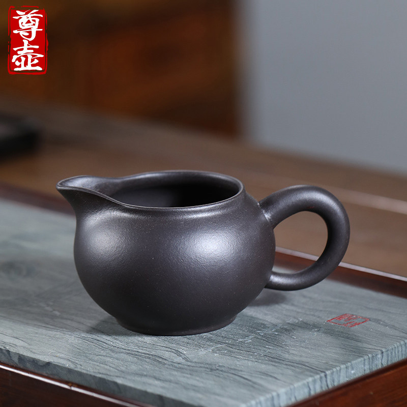 宜兴紫砂公道杯分茶器茶滤漏套装图片