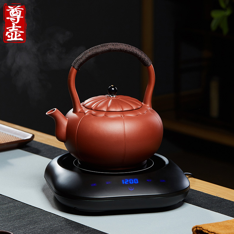 宜兴紫砂围炉煮茶壶电陶炉烧水壶