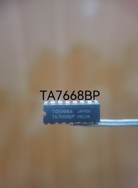 TA7668BP TA7668 双声道前置放大电路IC DIP-16