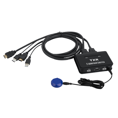 二进一出鼠标键盘分屏器外置kvm