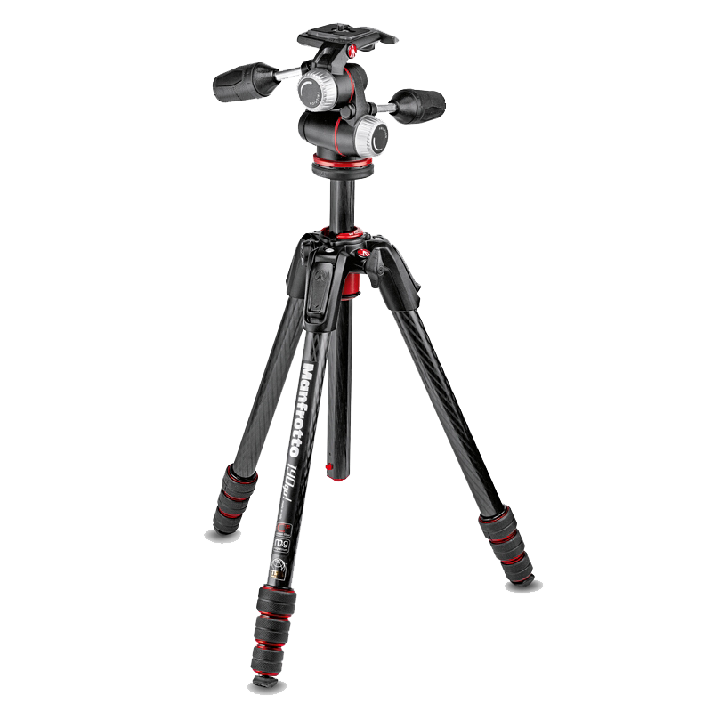 曼富图Manfrotto MK190GOC4-3WX单反微单相机碳纤维四节旋锁三脚架三维云台套装新品现货