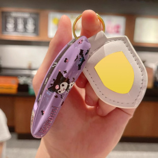 适用保时捷车钥匙壳macan911taycan帕拉梅拉718库洛米钥匙套女扣