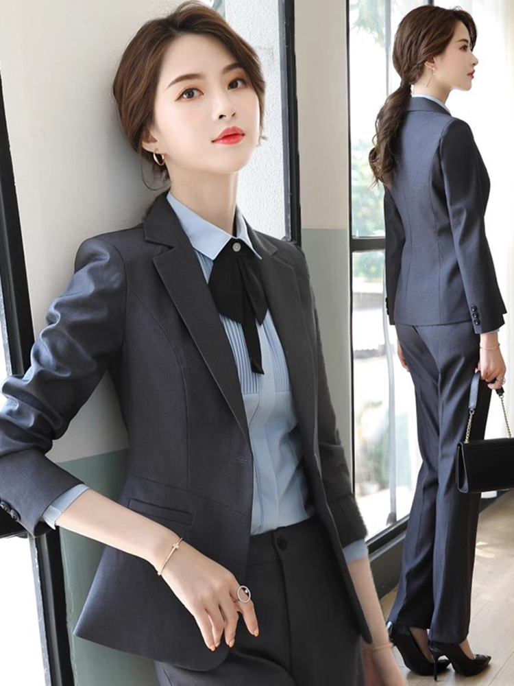 西装外套女2025新款小个子气质职业套装小西服工作服酒店经理正装