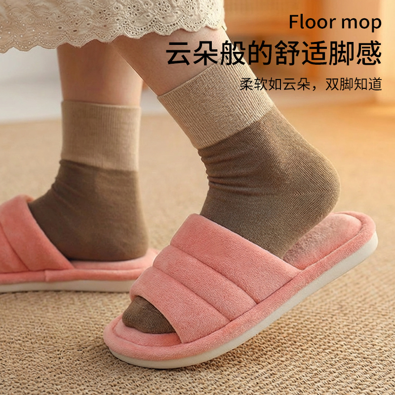 开口拖鞋女士春季2025新款家居室内软底防滑静音木地板专用情侣款