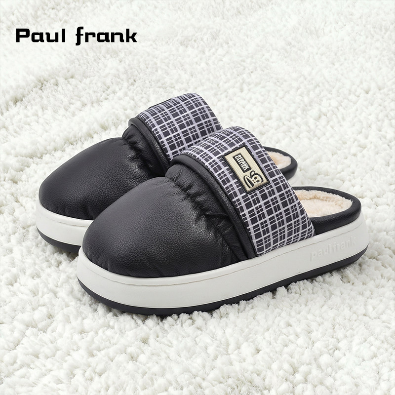 大嘴猴防水防滑棉拖鞋男厚底高级感居家轻便鞋软底静音毛拖鞋冬季,居家布艺,居家棉拖/棉鞋,淘宝优惠券,粉丝福利购,淘宝优惠卷